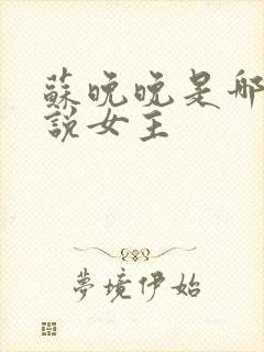 苏晚晚是哪部小说女主