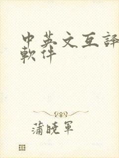 中英文互译翻译软件