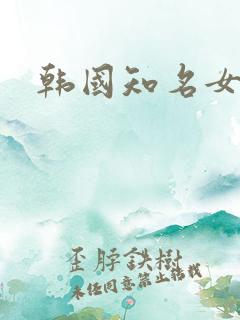 韩国知名女演员