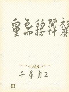 白色的开衫毛衣里面搭什么