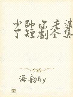 少帅你老婆又跑了短剧全集免费