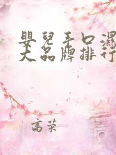 婴儿手口湿巾十大品牌排行榜