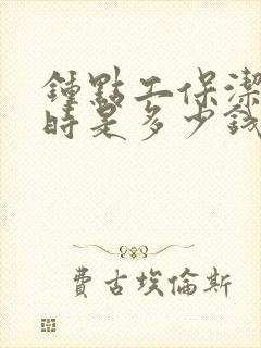 钟点工保洁一小时是多少钱