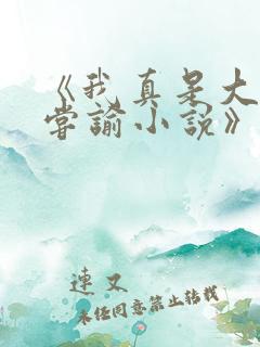 《我真是大明星尝谕小说》