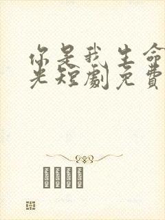 你是我生命中的光短剧免费观看