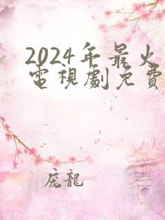 2024年最火电视剧免费观看