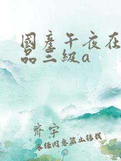 国产午夜在线精品三级a