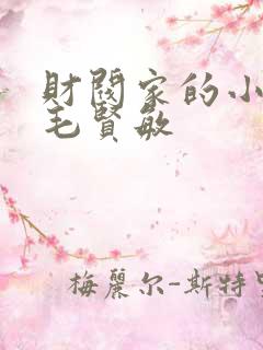财阀家的小儿子毛贤敏