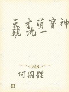 天才萌宝神医娘亲 沈一