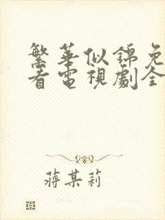 繁华似锦免费观看电视剧全集在线