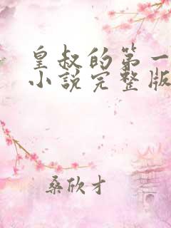 皇叔的第一宠妃小说完整版本