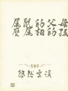 属鼠的父母和什么属相的孩子合