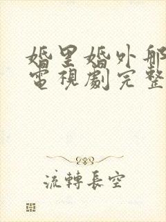 婚里婚外那些事电视剧完整版