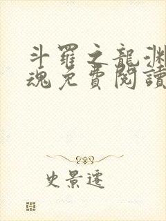 斗罗之龙渊剑武魂免费阅读