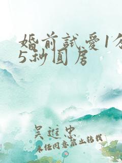 婚前试爱1分45秒圆房