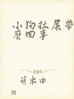 小狗拉屎带血怎么回事