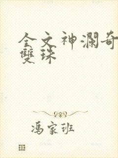 全文神澜奇域无双珠