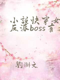 小说快穿女配之反派boss有毒