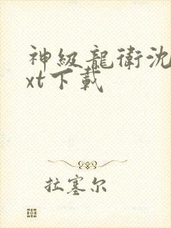 神级龙卫沈浪txt下载