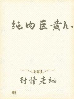 纯肉巨黄h小说