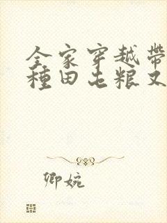 全家穿越带空间种田屯粮又逃荒