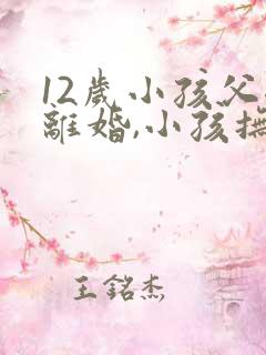 12岁小孩父母离婚,小孩抚养权归谁