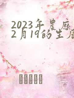 2023年农历2月19的生辰八字