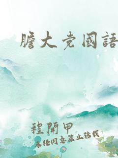 胆大党国语版