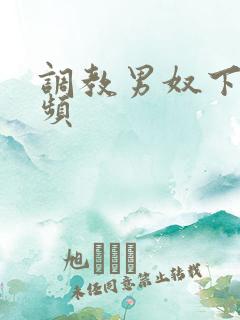 调教男奴下体视频