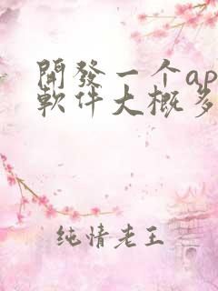 开发一个app软件大概多少钱