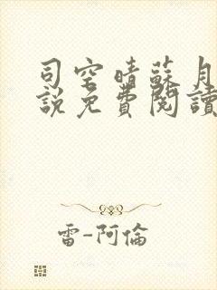 司空晴苏月汐小说免费阅读