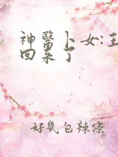 神医卜女:王妃回来了