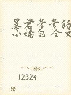 暴君爹爹的团宠小娇包 全文阅读