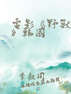 电影《野兽杀手》韩国