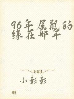 96年属鼠的姻缘在哪年