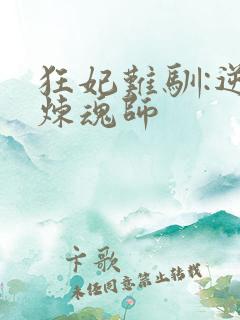 狂妃难驯:逆天炼魂师