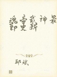 魂帝武神最新章节更新