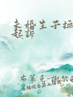 未婚生子抚养权起诉