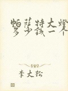 帕萨特大灯灯泡多少钱一个