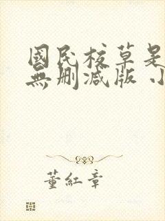国民校草是女生无删减版 小说
