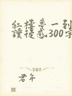 红楼梦一到五回读后感300字