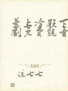 惹上冷殿下电视剧免费观看