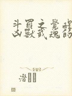 斗罗之觉醒太古凶兽武魂的小说