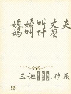 媳妇叫丈夫的爸妈叫什么