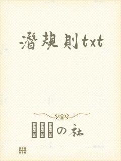 潜规则txt