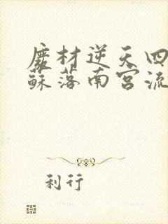 废材逆天四小姐苏落南宫流云