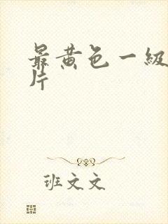 最黄色一级生活片