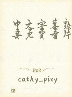 中文字幕熟女人妻免费看片软件