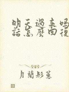明天过来吗这句话怎么回复