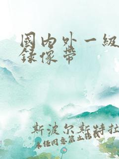 国内外一级黄色录像带